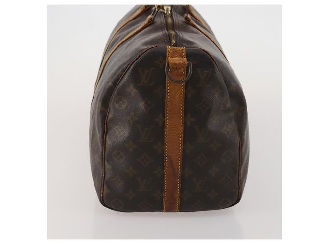 LOUIS VUITTON Monogram Keepall Bandouliere 45 Boston Bag M41418 LV Auth 198487 Monogramma - vista 4