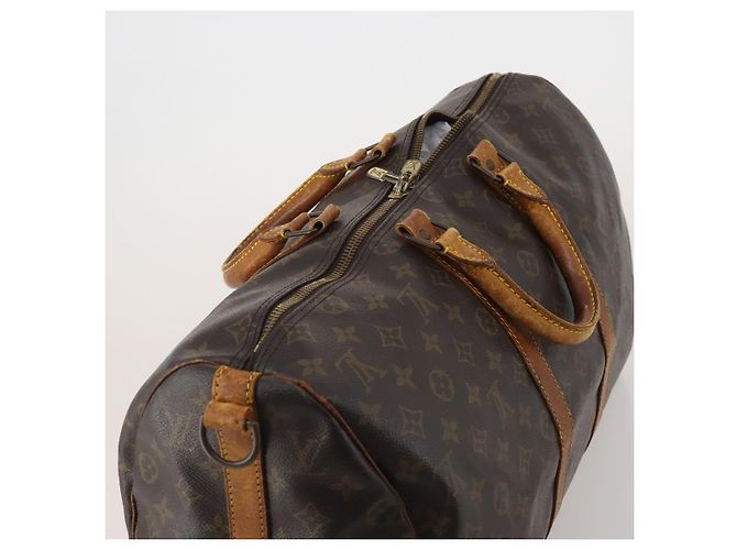 LOUIS VUITTON Monogram Keepall Bandouliere 45 Boston Bag M41418 LV Auth 198487 Monogramma - vista 6