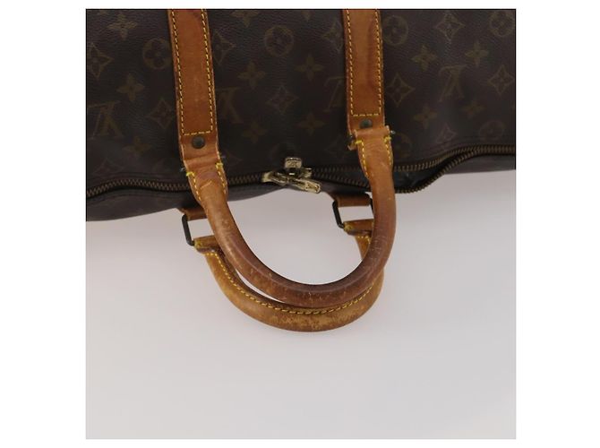 LOUIS VUITTON Monogram Keepall Bandouliere 45 Boston Bag M41418 LV Auth 198487 Monogramma - vista 7