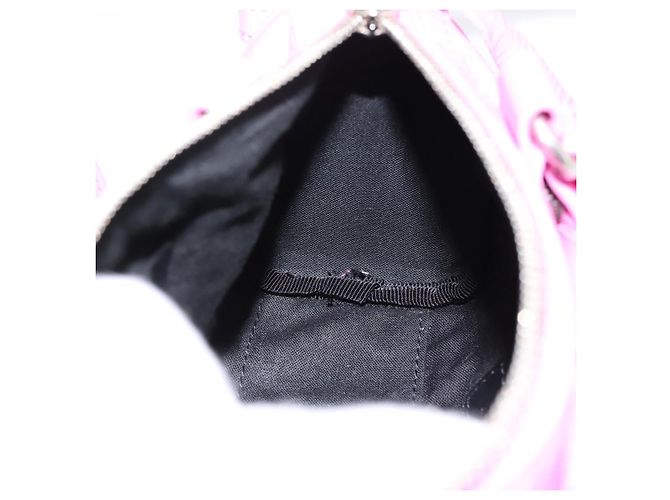 BALENCIAGA Borsa Le Cagole Nano Duffel Bag in pelle 2way Rosa 792599 Auth SW2670SAM - vista 19