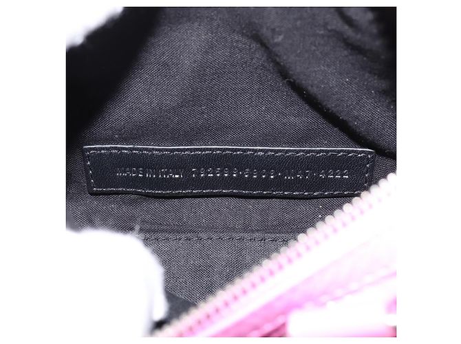 BALENCIAGA Borsa Le Cagole Nano Duffel Bag in pelle 2way Rosa 792599 Auth SW2670SAM - vista 22