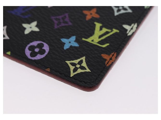 LOUIS VUITTON Monogram Multicolor Etui Specchio a mano Nero M92651 LV Auth 199163V - vista 11