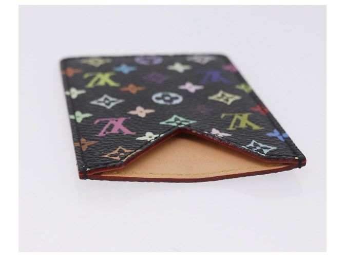 LOUIS VUITTON Monogram Multicolor Etui Specchio a mano Nero M92651 LV Auth 199163V - vista 6