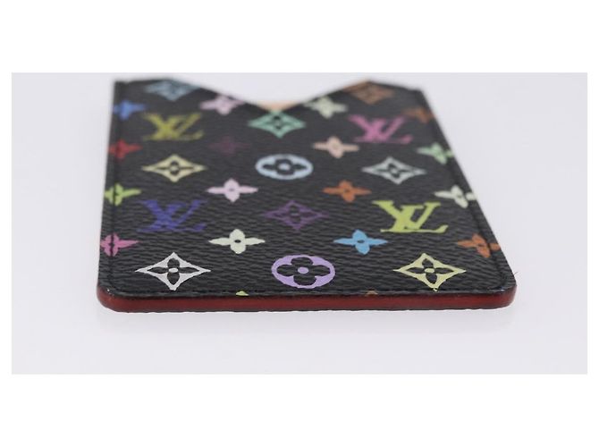 LOUIS VUITTON Monogram Multicolor Etui Specchio a mano Nero M92651 LV Auth 199163V - vista 7