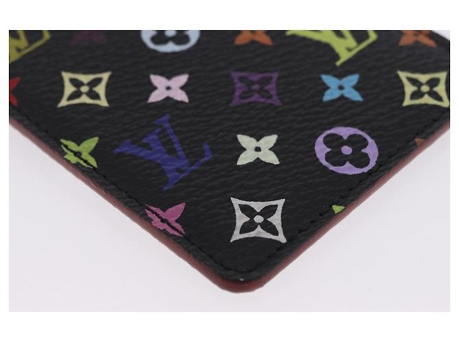 LOUIS VUITTON Monogram Multicolor Etui Specchio a mano Nero M92651 LV Auth 199163V - vista 8
