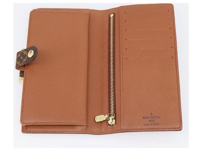 LOUIS VUITTON Monogram Continental Clutch Long Wallet T61217 LV Auth 200170 Monogramma - vista 8