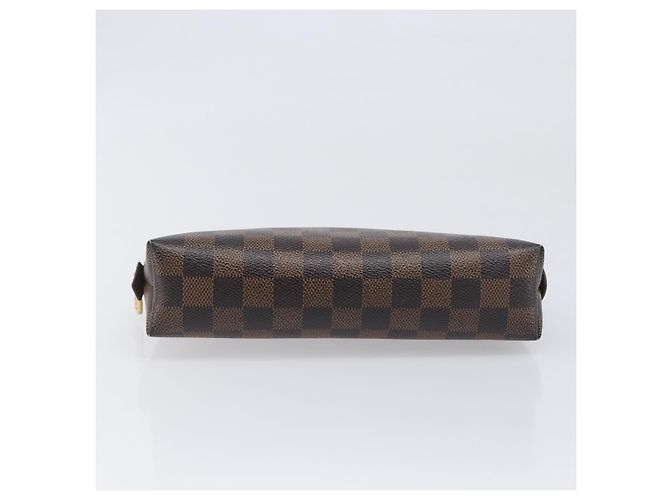 LOUIS VUITTON Damier Ebene Pochette Cosmetic GM Pouch N23345 LV Auth 197229 - vista 6