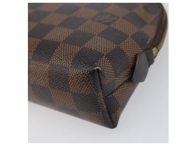LOUIS VUITTON Damier Ebene Pochette Cosmetic GM Pouch N23345 LV Auth 197229 - vista 7