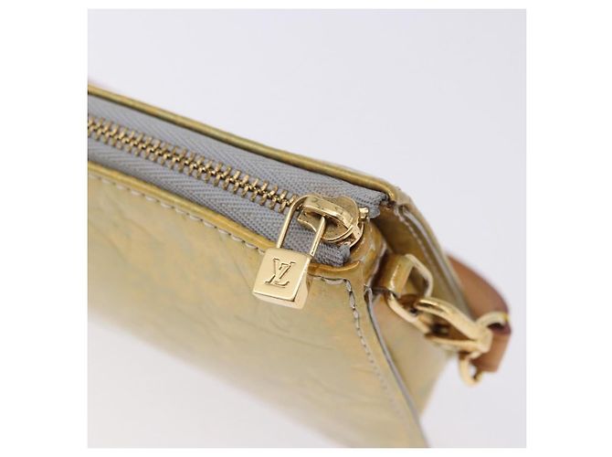 LOUIS VUITTON Monogram Vernis Lexington Accessory Pouch Gris M91056 Auth 197761 - vista 10