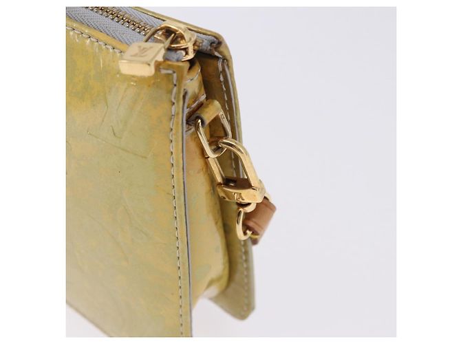 LOUIS VUITTON Monogram Vernis Lexington Accessory Pouch Gris M91056 Auth 197761 - vista 17