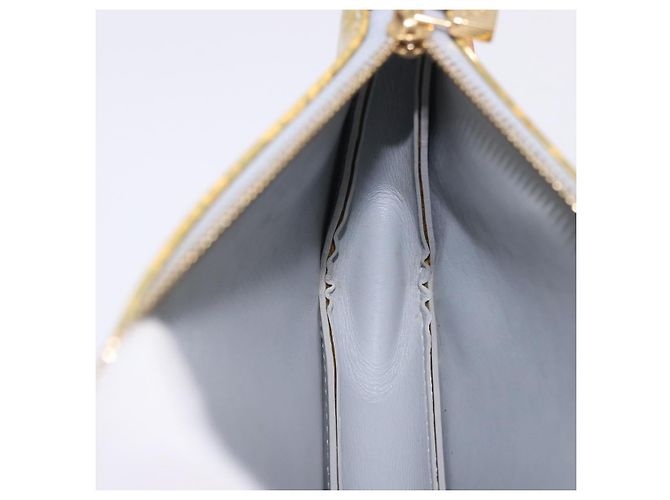 LOUIS VUITTON Monogram Vernis Lexington Accessory Pouch Gris M91056 Auth 197761 - vista 19