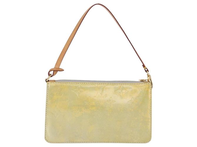 LOUIS VUITTON Monogram Vernis Lexington Accessory Pouch Gris M91056 Auth 197761 - vista 2