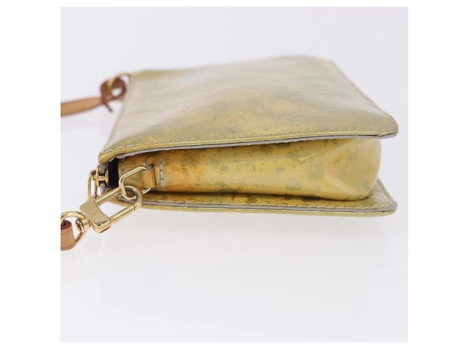 LOUIS VUITTON Monogram Vernis Lexington Accessory Pouch Gris M91056 Auth 197761 - vista 4