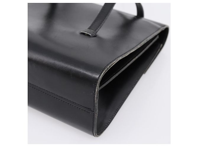 Borsa Christian Dior in pelle nera e oro Auth 197791 Nero D'oro - vista 12