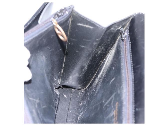 Borsa Christian Dior in pelle nera e oro Auth 197791 Nero D'oro - vista 18