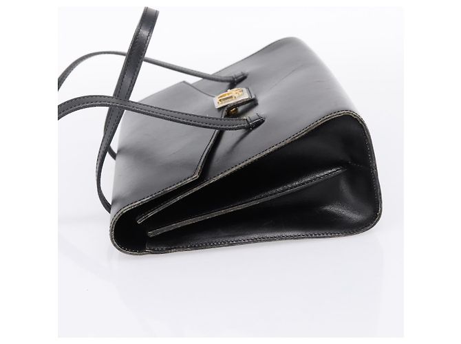Borsa Christian Dior in pelle nera e oro Auth 197791 Nero D'oro - vista 4