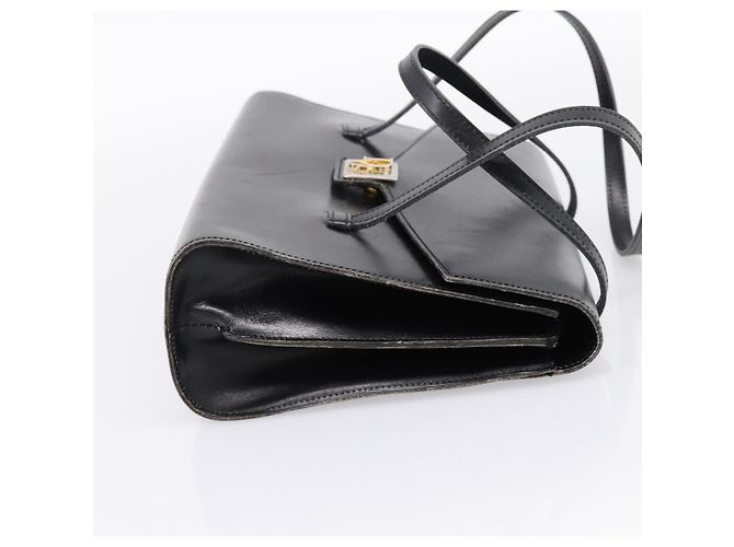 Borsa Christian Dior in pelle nera e oro Auth 197791 Nero D'oro - vista 5