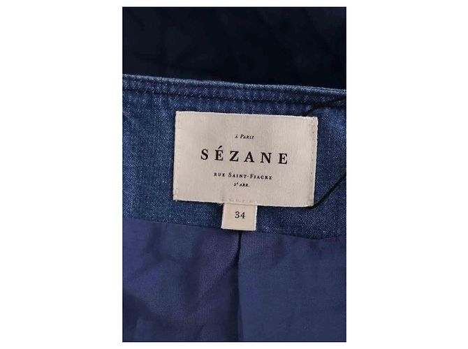 Chaqueta SéZane de algodón azul - vista 5