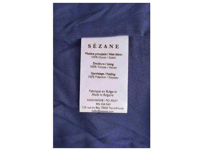 Chaqueta SéZane de algodón azul - vista 6