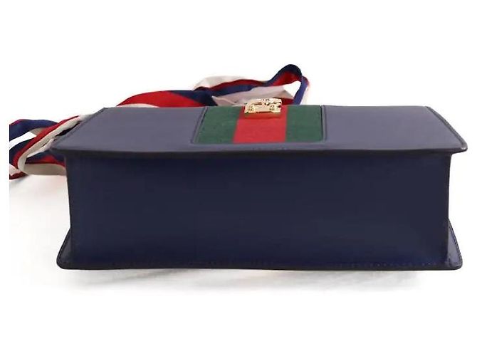 Gucci Borsa a tracolla Sylvie blu - vista 5