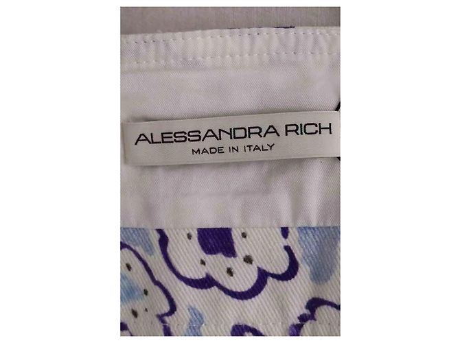 Top sin mangas de algodón blanco Alessandra Rich - vista 5