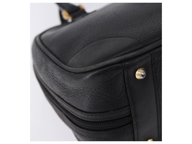 Borsa a Mano GUCCI Pelle Nero Oro 000 104 0030 Auth 197725 D'oro - vista 10
