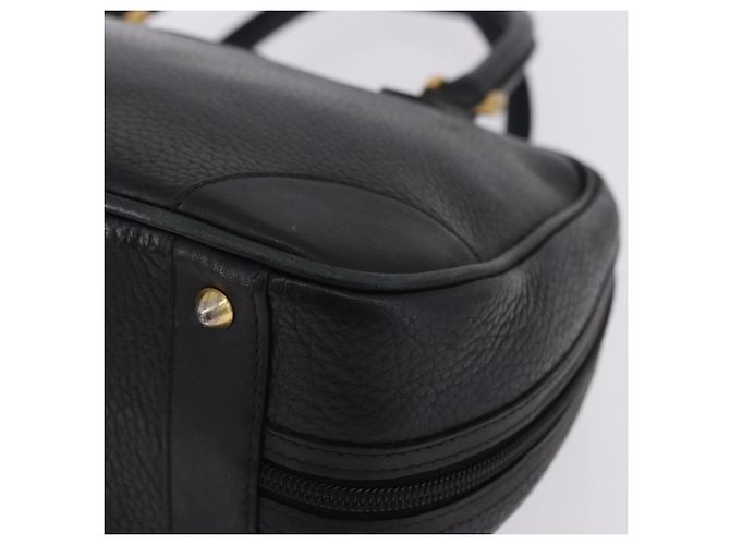 Borsa a Mano GUCCI Pelle Nero Oro 000 104 0030 Auth 197725 D'oro - vista 11