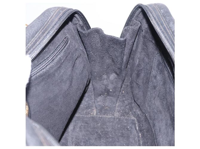 Borsa a Mano GUCCI Pelle Nero Oro 000 104 0030 Auth 197725 D'oro - vista 18