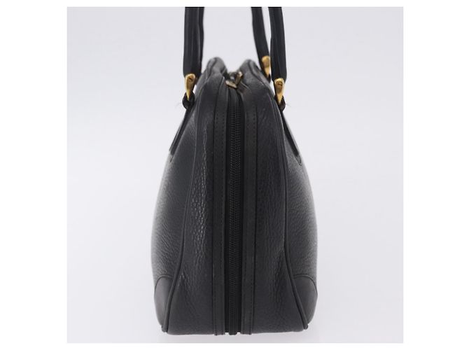 Borsa a Mano GUCCI Pelle Nero Oro 000 104 0030 Auth 197725 D'oro - vista 4