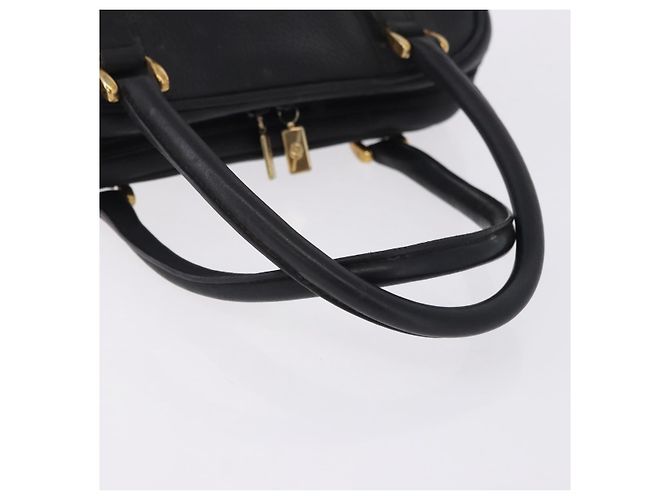 Borsa a Mano GUCCI Pelle Nero Oro 000 104 0030 Auth 197725 D'oro - vista 7