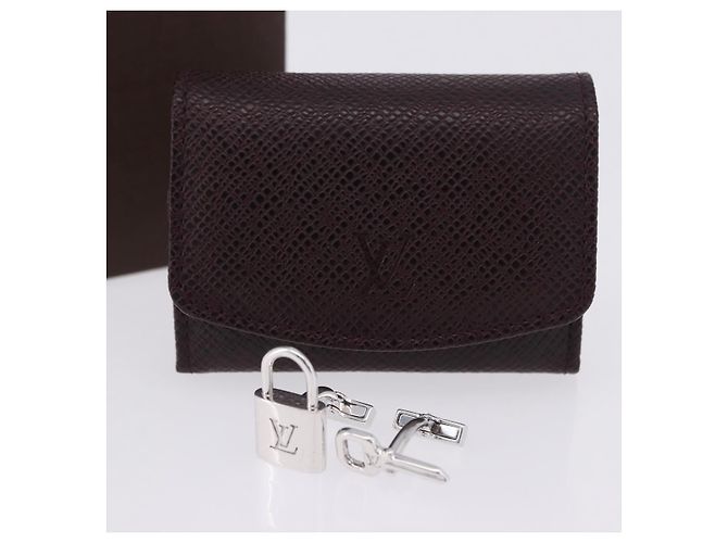 LOUIS VUITTON Gemelli Cadena & Key Cuffs Ag925 Silver LV Auth 199076V Argento - vista 12