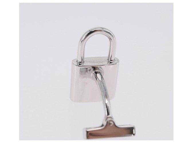 LOUIS VUITTON Gemelli Cadena & Key Cuffs Ag925 Silver LV Auth 199076V Argento - vista 23
