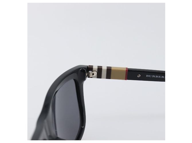 Gafas de sol BURBERRY Nova Check plástico Black Auth BA15180 Negro - vista 11