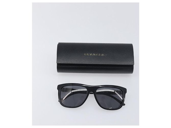 Gafas de sol BURBERRY Nova Check plástico Black Auth BA15180 Negro - vista 16