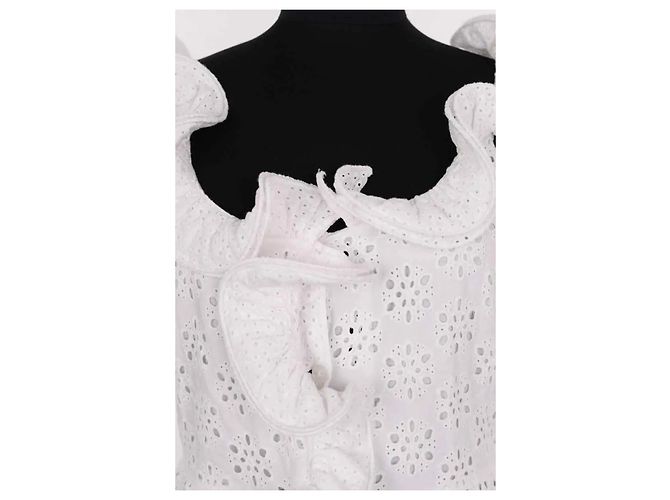 Vestido Manoush de algodón blanco - vista 2