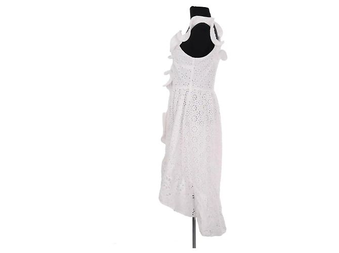 Vestido Manoush de algodón blanco - vista 3