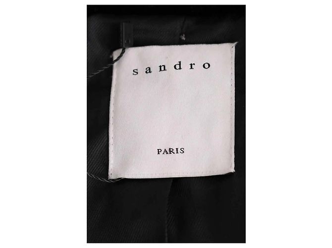 Sandro Lederjacke Schwarz XS - Ansicht 5