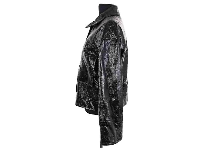 Chaqueta de algodón negra SéZane Negro - vista 3