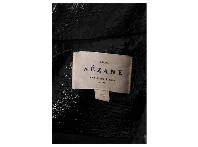 Chaqueta de algodón negra SéZane Negro - vista 5