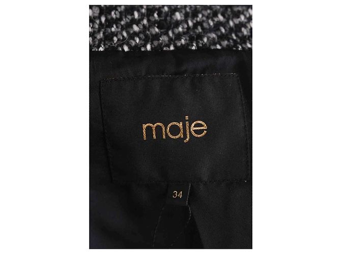 Maje Grey Wool Jacket - view 5