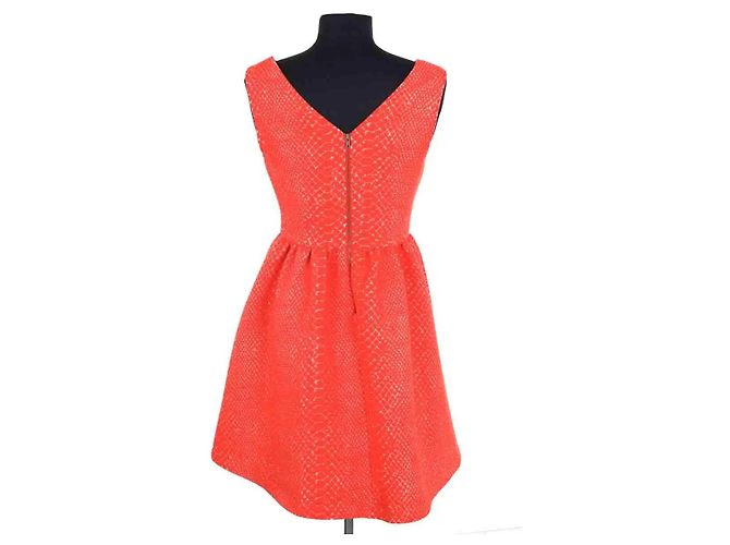 Vestido Manoush de algodón rojo Roja - vista 4