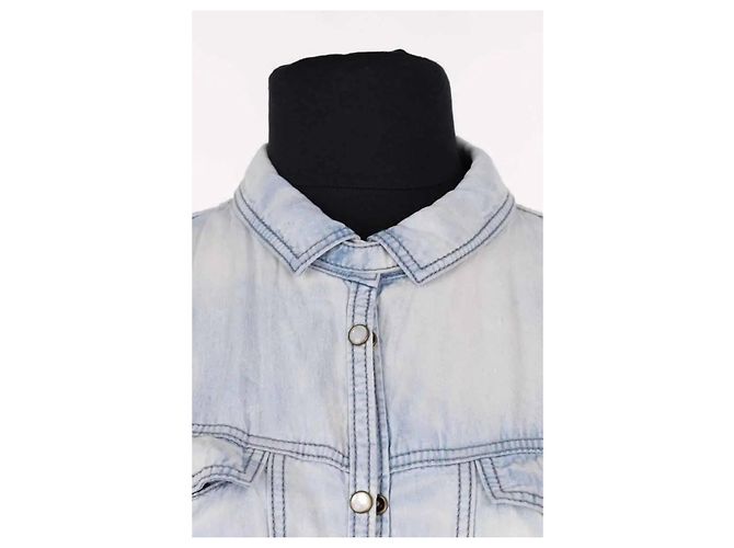 Camisa Burberry azul de algodón XL - vista 2