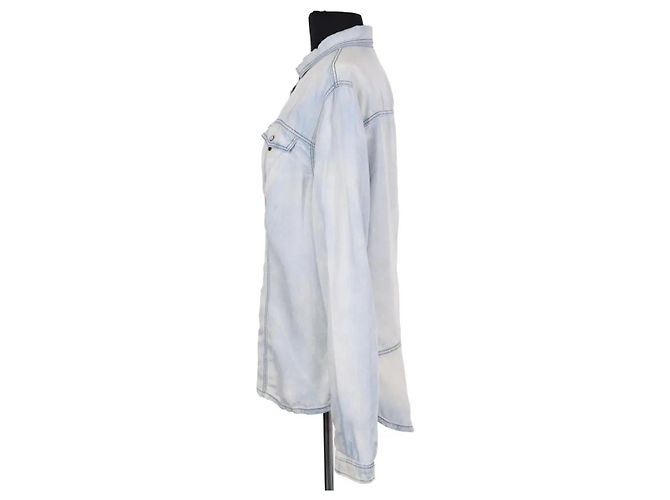 Camisa Burberry azul de algodón XL - vista 3