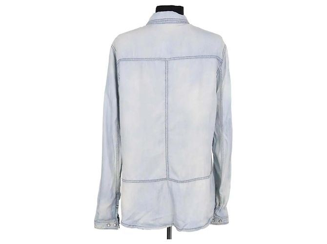 Camisa Burberry azul de algodón XL - vista 4