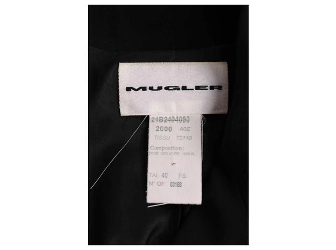 Blazer negro Thierry Mugler - vista 5