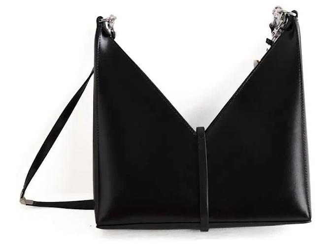 Borsa Givenchy Cut Out Small in pelle nera Nero - vista 4