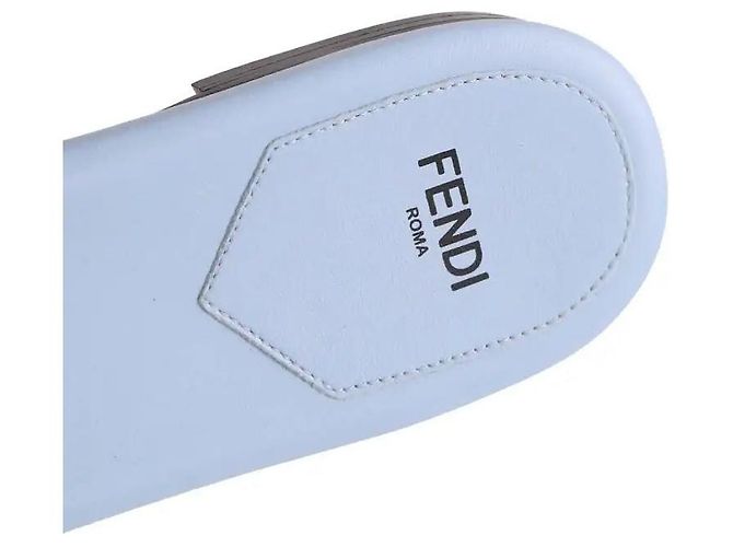 Sandali Fendi in pelle blu - vista 5