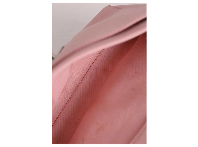 Borsa a tracolla Louis Vuitton in pelle rosa - vista 7