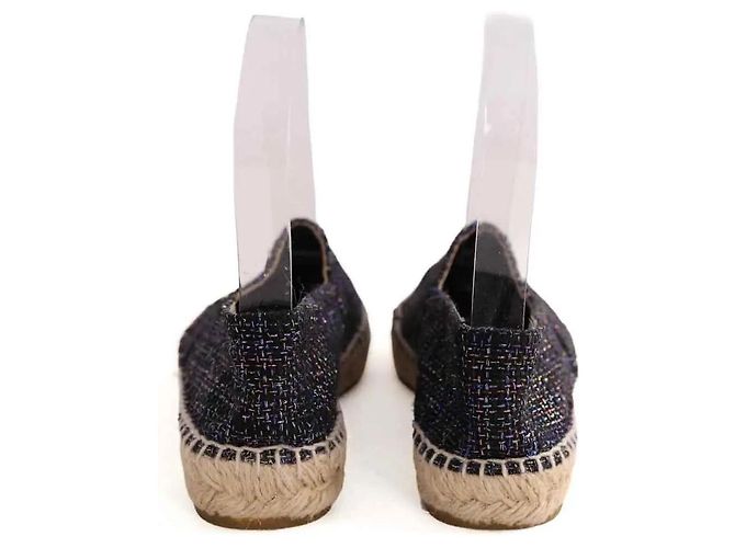 Chanel Espadrilles Lila Stoff Größe 38 - Ansicht 2