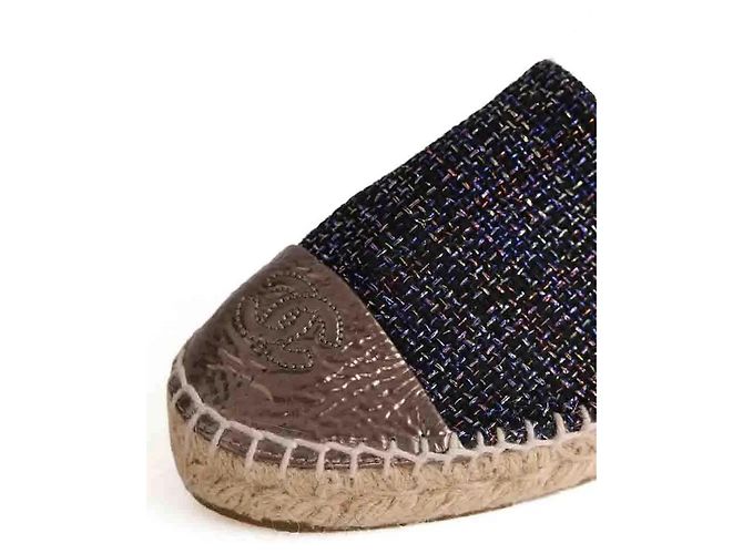 Chanel Espadrilles Lila Stoff Größe 38 - Ansicht 4